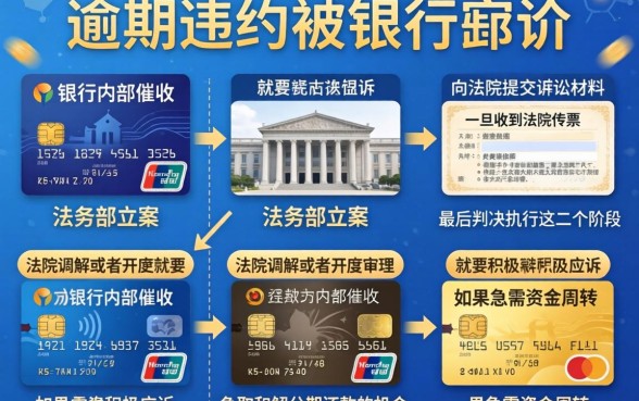 信用卡逾期违约银行起诉流程，归集五个急用钱无视一切必下款的口子