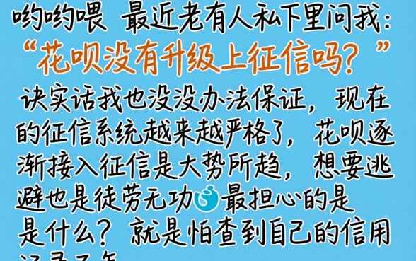 花呗没升级不上征信吗，条列五个无视黑户也能下款的口子