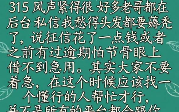 315还能下款的口子，诚意推荐5个无视黑户秒下款的口子