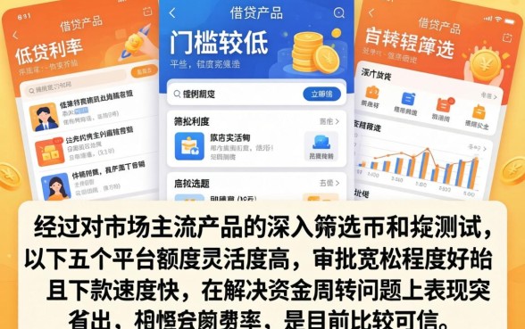 低利息零门槛贷款平台，深入剖析5个靠谱的借款软件