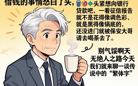 繁体字的黑花了借款口子，胪列5个征信花了能网贷的软件