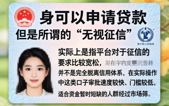 身份证能下款的口子有那些，遴选5个快速下款无视征信的口子