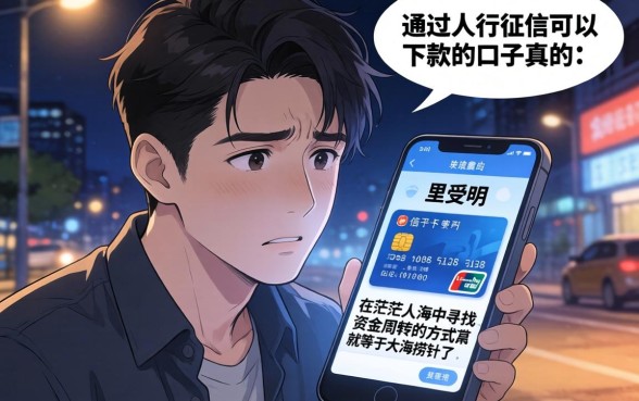 通过人行征信可以下款的口子，概览五个黑户贷款的口子必下app
