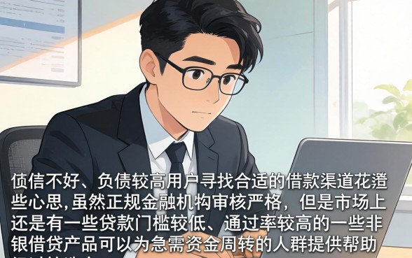 又容易下的口子嘛，遴选五个征信不好负债高的软件