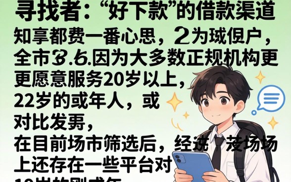 还有那些借款口子好下款的，概览五个满19岁可以借款的口子