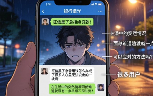 征信黑花了急需用钱怎么办，胪列五个征信花居然都下款了的app