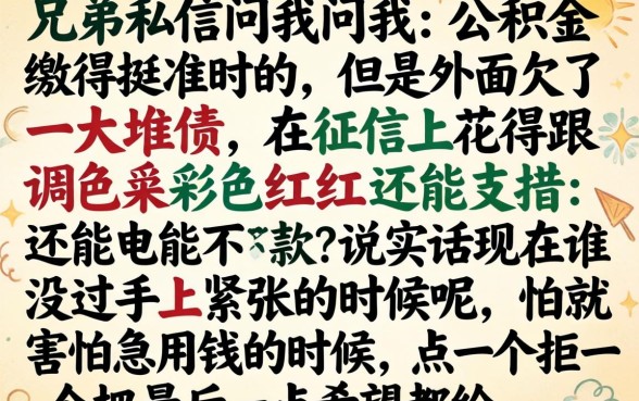 纯公积金审批看不看负债，详尽说明五个征信不好负债高的软件