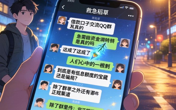 借款口子交流qq群是真的吗，罗列5个大学生可以使用的app