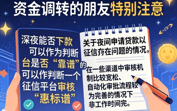 晚上能真正下款的口子，详尽说明5个黑征信也能贷款的网贷口子