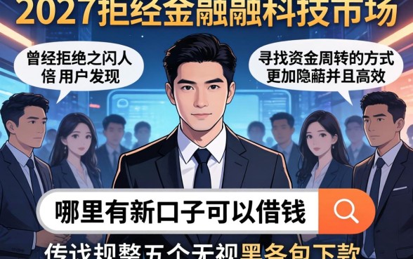 哪里有新口子可以借钱，规整5个无视黑户包下款的口子