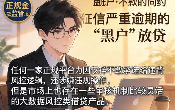 有黑户的口子下款吗，整理5个比较靠谱的借钱平台