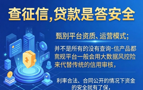 不查看征信的贷款安全吗，概览五个贷款不上诚信平台的平台