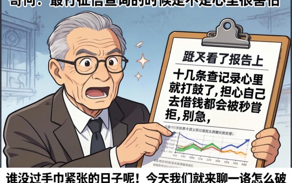征信花了十几条怎么办，甄选五个12月能贷款的口子