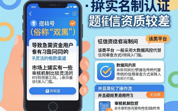 不用手机号的借款口子，整合5个无视双黑能下的分期贷