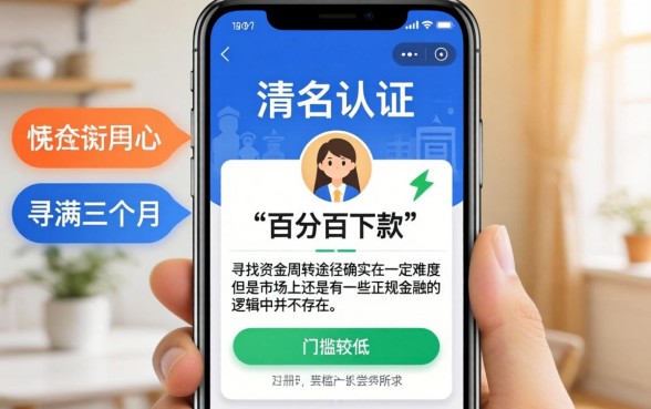 手机号满三个月借款口子，倾情分享五个百分百下款无视黑白户网贷