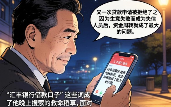 汇丰银行借款口子，归纳五个失信人员可以借钱的网贷平台