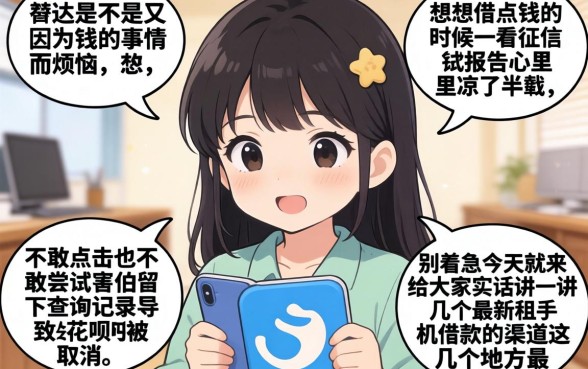 最新租手机借款的口子，倾情分享5个今年放水的网贷口子