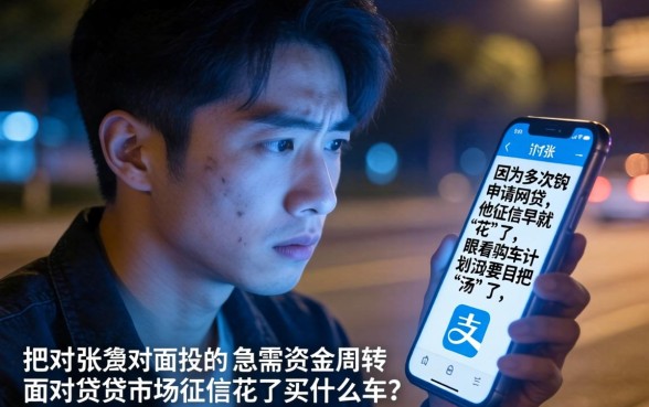 征信花了怎么买车，规整5个手机支付宝小额贷款的软件