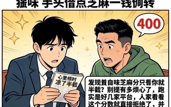 不看芝麻分400能下款的，甄选5个轻松贷10万的平台