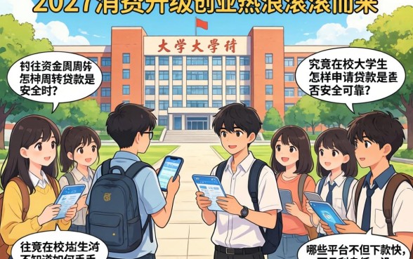 在校大学生如何申请贷款，精选5个利息低的网贷软件