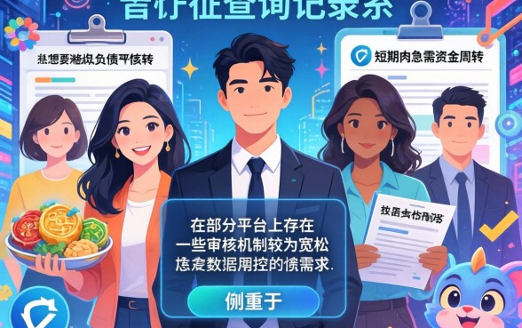 征信花能下的30天口子，细致阐述5个不看负债秒下款的网贷平台