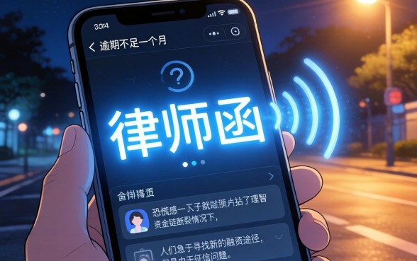 逾期不到一个月收到律师函，详细阐述5个轻松借款无征信记录的软件