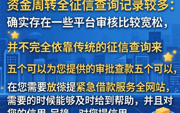有没有着急用钱的借口，规整5个不看征信查询的软件
