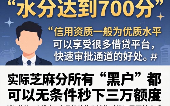 芝麻分700的秒下款口子，汇整五个黑户急需三万秒到的的软件
