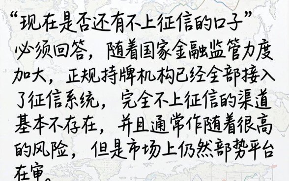 现在不上征信的口子有吗，枚举五个利息低的网贷平台