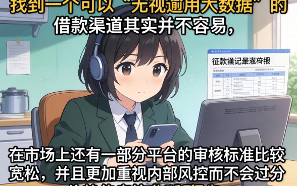 还有哪些好下的口子，细致阐述5个真正无视逾期大数据的网贷app