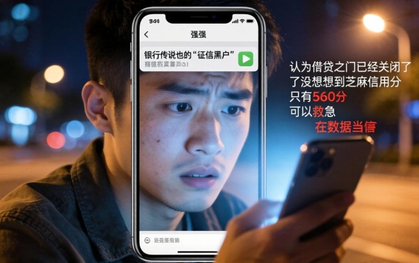 芝麻信用分560可以贷款，整合五个黑户可以做大额贷款口子