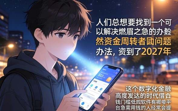 借钱门槛低的软件有哪些平台，鼎力推荐5个秒批无面签贷款口子