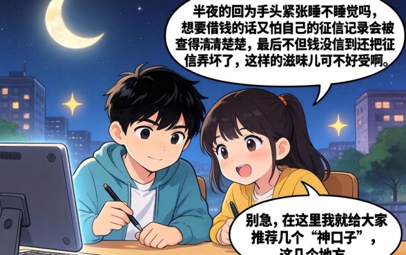 晚上贷款必下的口子，概括五个不上征信的贷款app