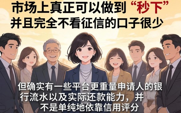 逾期中贷款秒下的口子，理出5个看银行流水的网贷口子