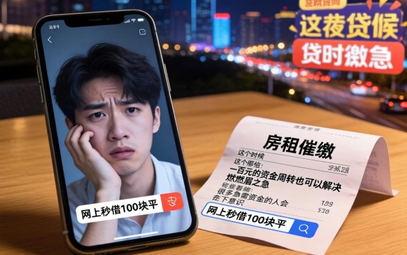 网上秒借100块平台，遴选五个借钱无视黑白100%秒下口子