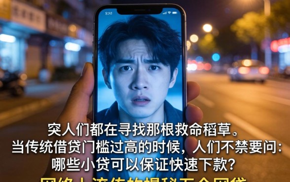 有哪些小贷可以保证快速下款，揭秘5个网贷无视不查征信口子