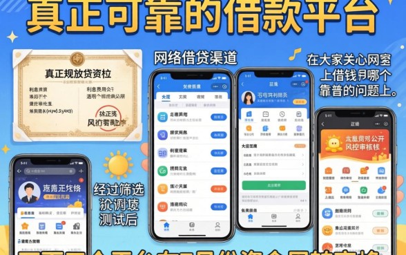 网上借款平台哪个可靠些，倾情分享五个7月能贷款的app