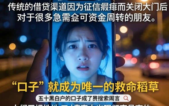 五十黑白户的口子，条列五个手机可以临时借钱的平台