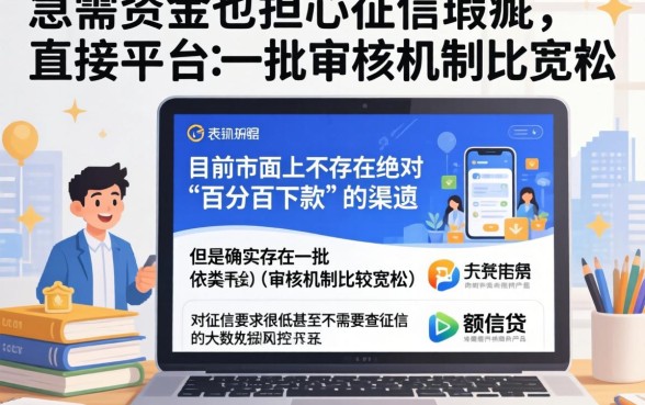 兄弟们有什么下款的口子吗，罗列5个无视征信黑白户秒下款的贷款