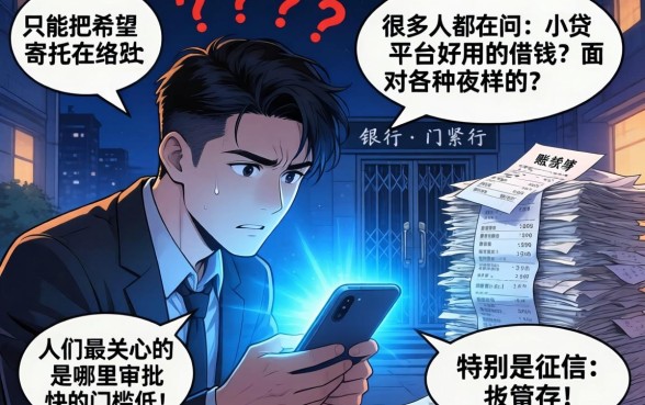 小贷款平台哪个好借钱，规整五个不看负债查询的软件