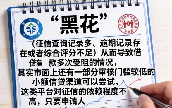 黑花了网借款口子代理，罗列五个黑户借款口子
