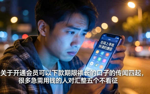 开通会员能下款期限长的口子，汇整5个不看征信逾期秒下款的贷款