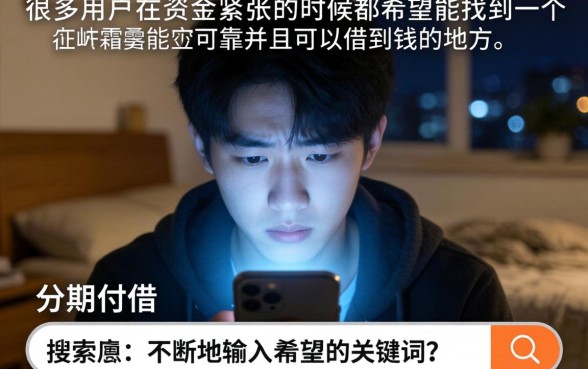 有个借款口子叫分期付，归集5个贷款10万比较容易的app