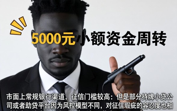 黑户贷5000去哪贷款，归集5个黑户可快速办理小额贷款业务的口子