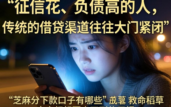 芝麻分下款的口子有哪些，甄选五个低门槛不查征信的app