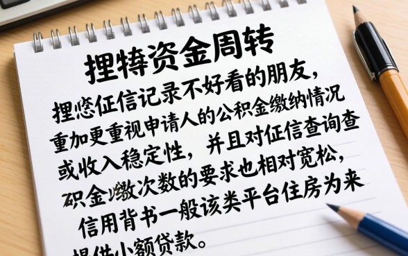 无征信的小额贷款，规整5个有公积金无视一切的口子