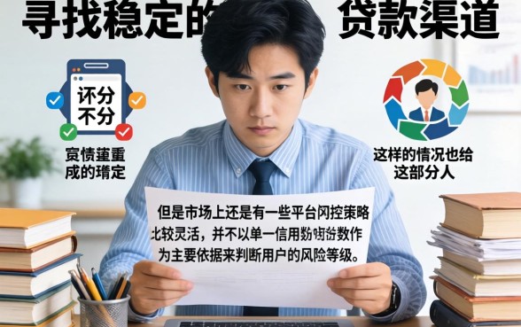 现在下款比较稳定的贷款口子，规整五个综合评分不足有负债都能下款口子