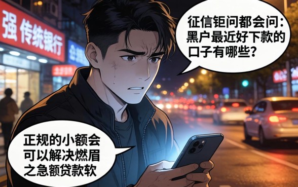 黑户最近好下款的口子，概览五个正规不看征信的小额贷款软件