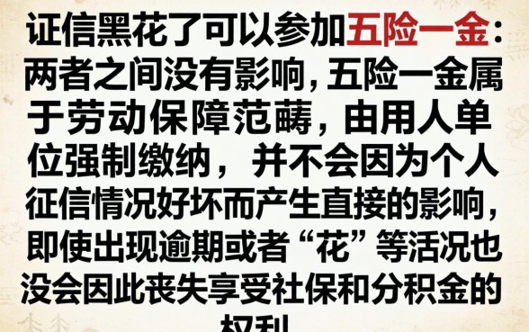 征信黑花了能上五险一金吗，归集5个支付宝快贷轻松借软件