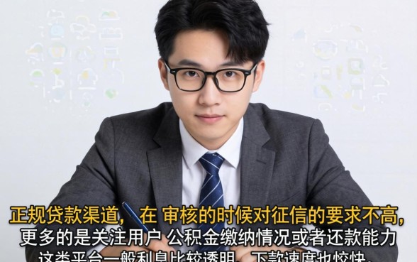 不查征信的利息低正规贷款，鼎力推荐五个公积金快速贷款口子